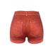 Women's Tight Fitting Denim Print Shorts Sexy Yoga Pants_ecoleips.com