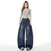 American High Street Style Ripped Jeans For Women, New Spring Collection, Loose Fit, Slimming, Three-dimensional Cut,_ecoleips.com