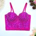 Women's Clothing Gold And Silver Starry Beaded Bra Stage Performance Clothes Sexy Tube Top Fishbone Suspenders Female_ecoleips.com