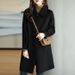 Women's Wool Blend Coat - Slim Fit Long Coat For Autumn & Winter (Gray, Black, Camel, Beige)_ecoleips.com