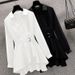 Plus-size Women's Stylish Waist-cinching Slimming Shirt, 2025 New Spring Model For Fat Women, Conceals Belly And Reduces_ecoleips.com