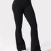 Women's Clothing Yoga Workwear Style Peach Hip Pocket Flared Pants Sports Quick Drying Tightening Sexy Trousers_ecoleips.com