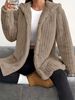 Cozy Fleece Hooded Sweatshirt For Women - Oversized Long Sleeve Pullover With Streetwear Style, Soft & Warm Autumn Winter Fashion_ecoleips.com