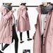 Elegant Casual Long Sleeve Mid-Length Trench Coat For Women - Stylish Loose Fit With Belted Waist & Button Closure, Versatile Seasonal Outerwear_ecoleips.com
