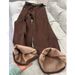 Melard Brown Fleece-Lined Thickened Wide-Leg Jeans For Women 2025 Autumn Winter High Waist Loose Slimming Straight Pants_ecoleips.com