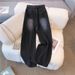 Loose Fit Vintage Washed Jeans – High Waist Wide Leg Comfort Stretch Denim Pants For Women_ecoleips.com