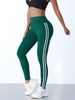 Cross-border Pants For Women, Fitness Color-blocking Peach Hip High Waist Tummy Control Sports Pants, Outdoor Running_ecoleips.com