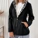 Women’s Waterproof Trench Coat – Slim Fit Windproof Hooded Jacket (Breathable Polyester, All-Season Commuter Coat)_ecoleips.com