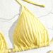 2025 New European American Style Textured Drawstring Tie-Up Beach Swimsuit Fresh Fashionable Bikini Women's Swimwear_ecoleips.com