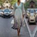 Women's V-Neck Dress Summer Fashion Floral Puff Sleeve Dress_ecoleips.com