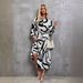 2025 Fall/Winter New Women's Fashion Loose Single-Breasted Long-Sleeve Long Dress For Cross-Border_ecoleips.com