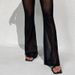 Aria Basics European And American Cross-Border New Hot-Selling Mesh See-Through Flared Summer Fashion Sexy High-Waist Breathable_ecoleips.com