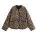 Animal Pattern Cotton-padded Jacket Winter Niche Design Cotton-padded Clothing_ecoleips.com