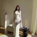 Elegant Long Sleeve Maxi Dress – Flowy & Graceful Women’s Dress For Spring & Summer (Red/Dark Blue/Light Blue/Burgundy/White/Black, Sizes S-XXL)_ecoleips.com