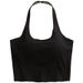 Women's Halter Neck Tank Top Padded Chest off Shoulder Summer Outer Wear Inner Layer Bra New Style_ecoleips.com