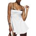 Cross-border Spring New Women's Y2K Dress, Sexy And Alluring, Waist-cinching, Low-cut, Sporty, Slim-fit, Strapless Dress_ecoleips.com