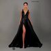 2026 New Off-Shoulder Long Elegant Sleeveless Sexy High-Waisted Slit Dress, European And American Women's Fashion_ecoleips.com