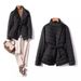 Women's Winter Slim-Fit Lace-Up Coat – Lightweight Quilted Jacket With Bio-Down Filling (Black/Khaki/Brown, S-XL)_ecoleips.com