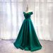 One Shoulder Satin Evening Dress, Slim Fit, Show Thin, Chorus Performance, Celebrity Banquet, Annual Meeting Host, Bride Toast Dress_ecoleips.com