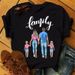 European And American Cross-border Foreign Trade Clothing Family Set Round-neck Printed Women's Short-sleeve T-shirt Top_ecoleips.com