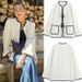 Women's Clothing Spring And Autumn New Women's Clothing Simple Street All Match Fashion Casual Contrast Color Lace Up Jacket Top_ecoleips.com