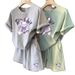 Women's Summer Running Outfit Set | Breathable Short Sleeve Top & Loose Shorts (Trendy, Comfortable & Youthful Style)_ecoleips.com