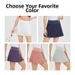 Women's Lightweight Tennis Skort Hem Pocket Sports Short Skirt Professional Outdoor Golf Badminton Active Wear_ecoleips.com