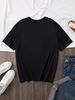 Cat Moon Graphic Tee Print T-Shirt Women's Crewneck Casual Short Sleeve T-Shirt Summer Harajuku Streetwear Tops Fashion Tees_ecoleips.com