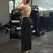 Women's Clothing High Waisted Slim Fit Wide Leg Pants For Women Hip Lifting Slimming Effect Plus Size Fitness Sports Yoga_ecoleips.com