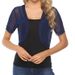 European And American Style Sheer Shawl Women's Top Cardigan Outerwear Summer Fashion Short Sleeve Breathable Mesh Beach_ecoleips.com