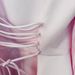 Elegant Pink Two-Piece Set For Women, Beaded Top With Flowy Pleated Maxi Skirt, Waist-Defining Outfit_ecoleips.com