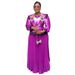 Elegant Two-Piece Dress Set – Flowy Plus-Size Tunic & Skirt Outfit For Women_ecoleips.com