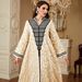 Women's Ethnic Style V Neck Dress Urban Commuter Embroidered Casual Long Sleeved Cross Border Robe Fashionable Tribal Clothing_ecoleips.com