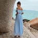 Women's Clothing Women's Elegant Strapless Off-Shoulder Dress Style Spring Summer For Formal & Casual For Women_ecoleips.com