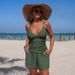 Customizable Women's Tankini Swimsuit Two-Piece Set With Pockets Sexy Vacation Style Polyester Bikini_ecoleips.com