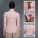 Women's Performance Long Sleeve Yoga Jacket – Moisture-Wicking Stretch Outerwear For Cycling & Running (7 Premium Colors, Gold/Silver)_ecoleips.com