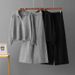 Women's Chunky Knit Sweater Set Autumn Winter Loose Fit Polo Collar Sweater And Wide Leg Pants Two Piece Set Comfortable Angora Blend_ecoleips.com