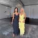 Women's Clothing Fashion Sexy Solid Color Pullover Sleeveless Lace Up Halter Neck Backless Dress Long Dress Female_ecoleips.com