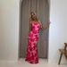 GY25174 Fashion Strap Bodycon Sexy Three-Dimensional Floral Dress 2024 Summer New Arrival_ecoleips.com