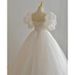 White Light Wedding Dress Evening Gown Women 2025 New Model Marriage Registration Daily Wear, Suitable For Art Exams And_ecoleips.com