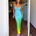 Women's Clothing Spring And Summer New Sling Sequin Printing Dress_ecoleips.com
