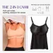 Sexy Women Tops Solid Padded Bra Spaghetti Camisole Top Women Vest Women Camisole With Built In Bra Cami Top Vest Tank Top 2024_ecoleips.com