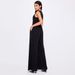 Voya Popular Women's Clothing With Sexy And Spicy Design, Slim Waist And Side Bones, Fashionable Knitted Jumpsuit_ecoleips.com