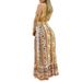 Women's Clothing Printed Sexy Backless Tie Elastic Temperament Elegant Cool Suspenders Female Long Skirt_ecoleips.com