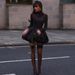 Talenza Black Mesh Sexy Mini Dress Female High Waisted Sheer Long Sleeve Patchwork A-Line Short Dress Luxury Party Evening Dress_ecoleips.com