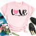 New Women's Plus-size Clothing, Floral Butterfly T-shirts For Women Wholesale_ecoleips.com