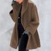 "Women's Lightweight Hooded Coat – Polyester-Cotton Blend, Oversized Fit, Round Neck For Casual Elegance"_ecoleips.com
