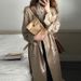 Parisian Elegance Trench Coat – Double-Breasted Long Coat With Notch Lapel_ecoleips.com
