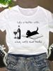 Summer European And American Cross-border Foreign Trade Wholesale T-shirts, Round-neck Casual Plus-size Loose_ecoleips.com