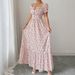 2026 Cross-Border Foreign Trade Hot-Selling Floral Print Elegant Dress_ecoleips.com